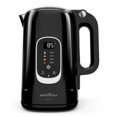Imagem de Chaleira Elétrica Britânia 1,7L Painel Touch Preta BCH17D, 220V