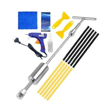 Imagem de Kit De Reparo De Amassados Sem Pintura Para Carros, Martelo De Inércia