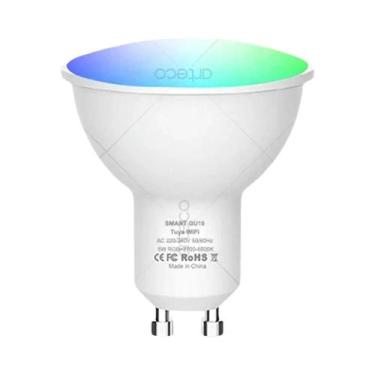 Imagem de Lâmpada LED Inteligente Tuya WiFi Zigbee Bluetooth Regulável GU10 E27 