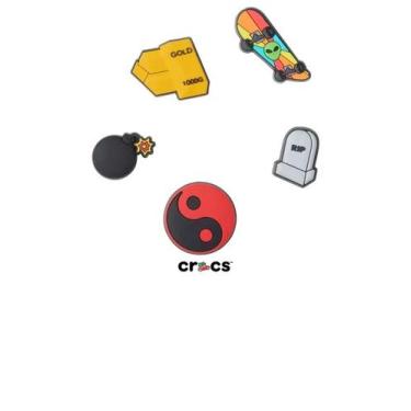Imagem de Jibbitz Crocs Sk8r Boy Pack com 5 Peças Multicolor, UNI