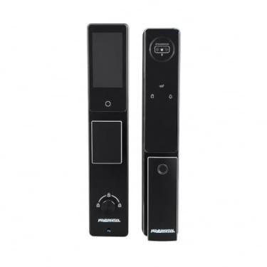 Imagem de Fechadura Inteligente WiFi Novadigital com Câmera Biometria Face ID Visor Tuya Smart Life SL-IDE Elite Bateria Recarregável Preta