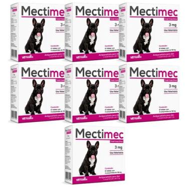 Imagem de Kit 7 Mectimec 3mg 4 Comprimidos - Vet Farmos