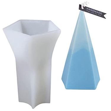 Imagem de vela silicone para fazer velas, formas geométricas, moldagem resina, molperfumado para fazer sabonete, faça-você-mesmo, para fazer velas aromaterapia, suprimentos Mona43henry