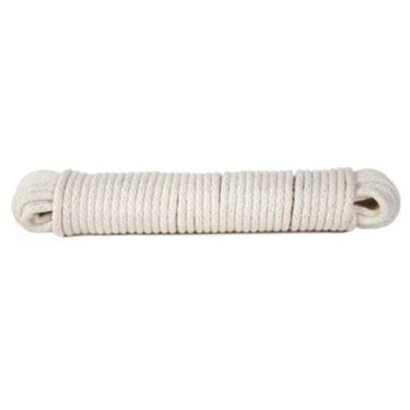 Imagem de Varal trançado de algodão Koch 5620727, 19 cm x 60 cm, branco