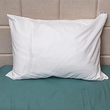 Imagem de Capa para Travesseiro Impermeável com Zíper-50X70-180 Fios