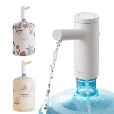 Imagem de Kit Bomba Inteligente Momo M4 + Capa Neoprene Dupla-Face, para Galão e Garrafão de Água, Momo Lifestyle, 10 e 20 litros (Mundi, para Galão de 20 Litros)