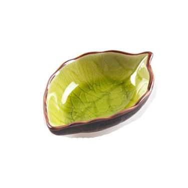 Imagem de Tigelas de mergulho, pacote com 6 pratos de cerâmica coloridos, estampa floral, ameixa, pratos de molho para servir pires para sushi, aperitivo, lanche, estilo japonês, pratos de aperitivo (cor: D)