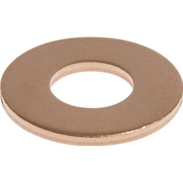 Imagem de The Hillman Group 44139 #6 arruela plana de cobre, pacote com 80