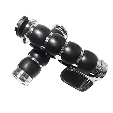 Imagem de Aderência de mão para motocicleta MOTL 7/8" 22 mm antiderrapante com suporte para acelerador para Harley Yamaha Kawasiki Suzuki Cruisers Motorbikes Choppers
