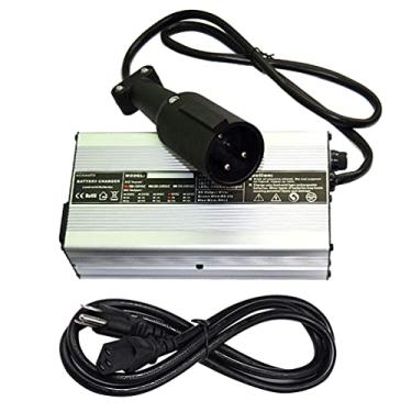 Imagem de ScaAuto Carregador de carrinho de golfe 48 volts Carregador de bateria Trojan 48 volts Acessórios de carrinho de golfe com cabo redondo de 3 pinos 5 mm para carro de clube DS Carrinhos de golfe precedentes 1995 acima