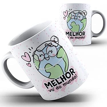 Imagem de emi estampas Caneca Melhor vó do mundo vovó 325 ml