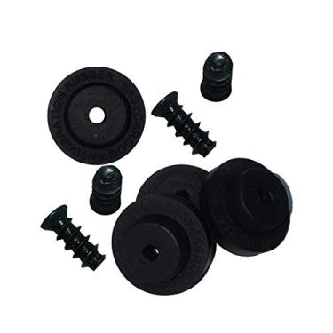 Imagem de Almofadas antivibração para ventilador Easycargo, amortecedor para redução de ruído, amortecedor de silicone para ventilador de baixo ruído 80 mm, 92 mm, 120 mm, 140 mm (pacote com 16 preto)