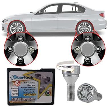 Imagem de Trava Antifurto Anti Roubo de Roda Parafuso Porca Farad Starlock Bmw Série 3 2011 em Diante Com Mais de 10.000 Segredos N1/E Black