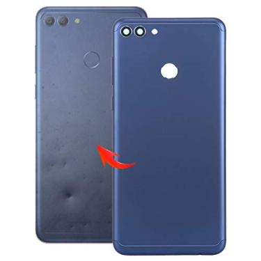 Imagem de HUANGYUNCHAO Acessórios telefônicos Tampa traseira com lente de câmera e teclas laterais para huawei desfrute de 8 plus Substituição do telefone celular