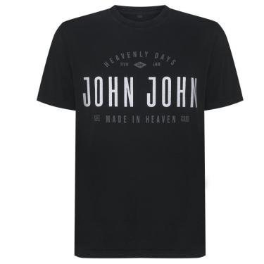 Imagem de Camiseta John John Sing Black Masculina Preta