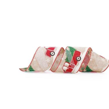 Imagem de Fita Natalina Cru C/trem Vrm 1un 6,30cmx9,14mts 1206933