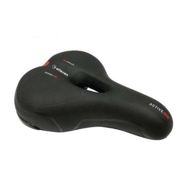 Imagem de Selim Largo Vazado Bicicleta Bike Comfort Gel Com 2 Molas - Elleven