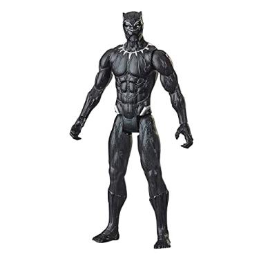 Imagem de Boneco Marvel Avengers Titan Hero, Figura de 30 cm Vingadores - Pantera Negra - F2155 - Hasbro, Preto