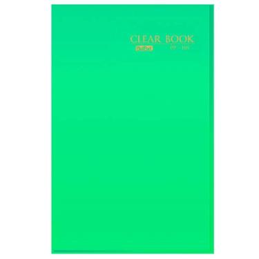 Imagem de Pasta Catálogo 33.2x23cm com 40 Envelopes, Plast Park, Clear Book PP, 3201, Verde