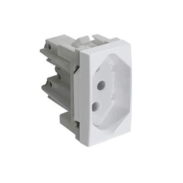 Imagem de Kit 5 Módulo Tomada 20A 2p+T Branca Siena 6088 Alumbra
