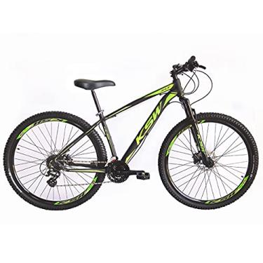 Imagem de Bicicleta Aro 29 KSW XLT 2020 Altus 24v Hidráulico,19,Preto Verde