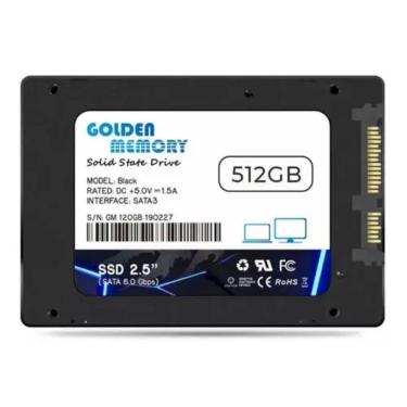 Imagem de SSD Golden Memory, 480gb Sata 3, Garantia de 01 ano.