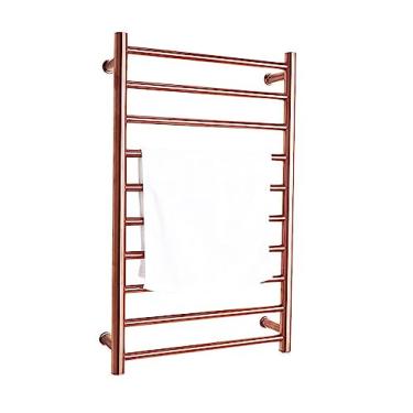 Imagem de Toalheiro Elétrico de Aço Inoxidável Com Temporizador Inteligente Temperatura Constante para Roupas Aquecido Toalheiro De Secagem de Banheiro Radiador,Pink,800 * 500 * 120mm