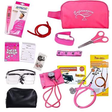 Imagem de Kit Material De Bolso Para Enfermagem Completo - Premium (Pink)