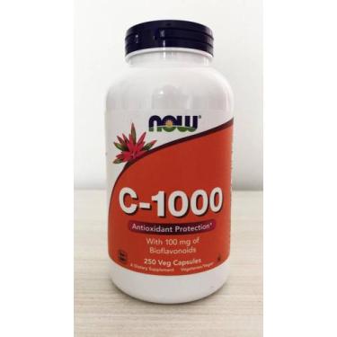 Imagem de Vitamina C 1000Mg 250 Caps C/ 100Mg De Bioflavonoides - Now Foods - Sk