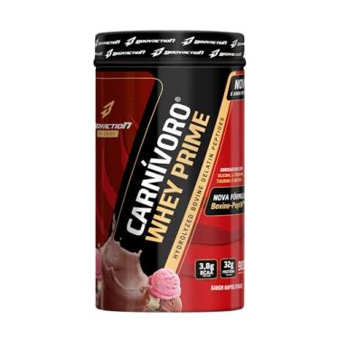 Imagem de Carnívoro Whey Prime Com Whey Isolate Treonina Taurina Glicina Biotina 900g Bodyaction (Napolitano)