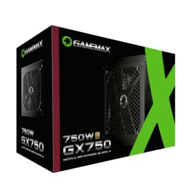 Imagem de Fonte Modular Gamemax Gx750 750w 80 Plus Gold Preta