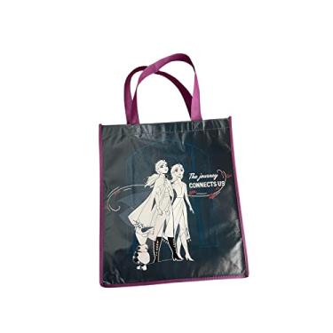 Imagem de Disney Princesas de Frozen Sisters Elsa e Anna bolsa grande reutilizável colecionável, Multi, Large