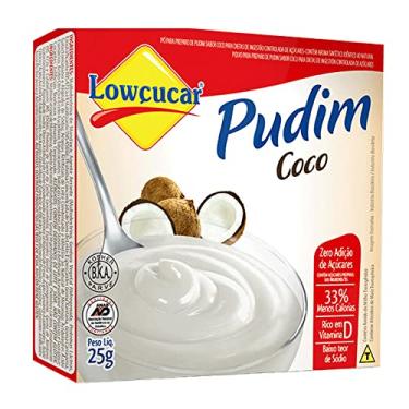 Imagem de Lowçucar Pudim de Leite Sabor Coco com Calda Pronta de Sabor Caramelo Zero Adição de Açúcares - 150g