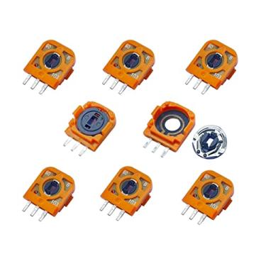 Imagem de ElecGear 8X FU 10K Potenciômetro Aparador de Substituição para PS4, PS3, Switch Pro Controladores Sem Fio, Módulo de Resistor Potenciômetro Aparador de Potenciômetro de 3 Pinos Sensor para Joystick Analógico Favor Union