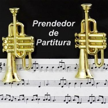 Imagem de Prendedor De Partitura Clipets - Trompete