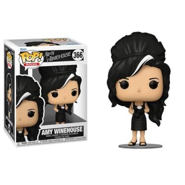 Imagem de Funko Pop Amy Winehouse + protetor: boneco de vinil Pop! Rocks (conjunto de presente com caixa protetora de colecionador ToyBop) (Amy Winehouse Back to Black)