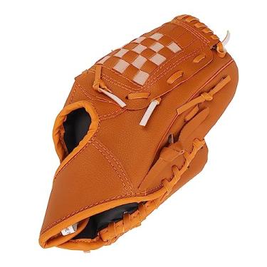 Imagem de Equipamentos Esportivos Beisebol Softball Hóquei Suprimentos para Suas mãos. Luvas de Beisebol Esportivas para Adultos Em Pvc 12,5 Polegadas Luvas de Prática de Beisebol Marrom