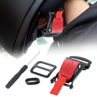 Imagem de PETCHOR Kit de fivela de liberação rápida para capacete de motocicleta