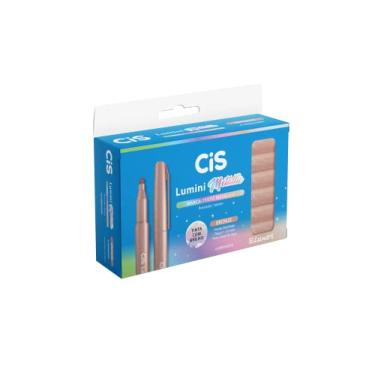 Imagem de CIS Marcador de Texto Lumini Metallic, Bronze, Caixa com 6 unidades