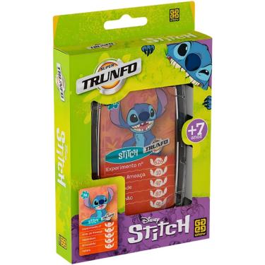 Imagem de Jogo De Cartas Super Trunfo Disney Stitch Marvel