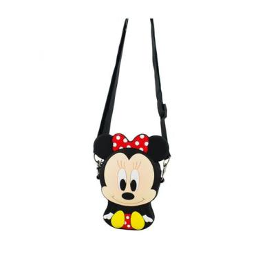 Imagem de Mini Bolsa De Ombro Minnie Silicone 15x11.5cm - Disney