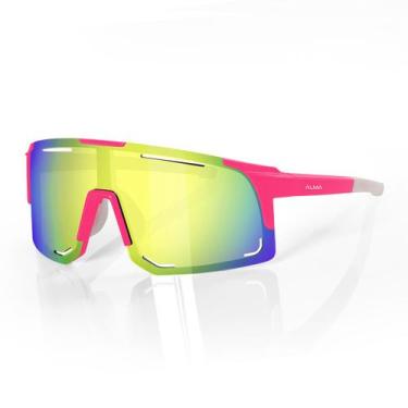Imagem de Óculos Esportivo Proteção Uv 400 Basah Rosa Alma Genius