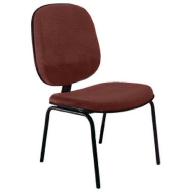 Imagem de Cadeira Diretor Fixa para Escritório Linha Uno Vermelho - Design Offic