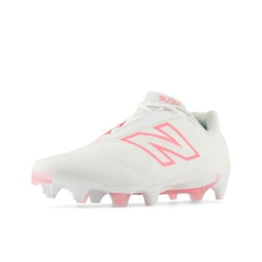 Imagem de New Balance Sapato de Lacrosse Burnx4 Feminino, Branco/Ultra rosa, 5 Wide