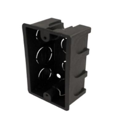 Imagem de Caixa De Luz Embutir Parede 4x2 Preto  - P&J