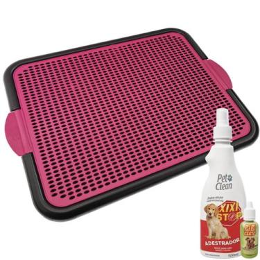 Imagem de Sanitário Canino Higiênico Toalete Pipi Dog + Xixi Certo Xixi Não Educ