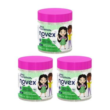Imagem de Gelatina Novex Meus Cachinhos Definicao 500G - Kit Com 3Un