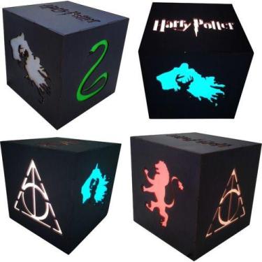 Imagem de Luminaria Harry Potter , Abajur, Cubo, Bloco Harry Potter - Ecolaser