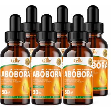 Imagem de Kit Com 06 - Óleo de Semente de Abóbora + Vitamina E 30ml Celliv - Cel