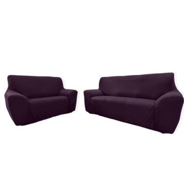 Imagem de Capa de Sofá MARIA AGARRADINHA 2 e 3 LUGARES Tamanho King Cor 02: Vinh